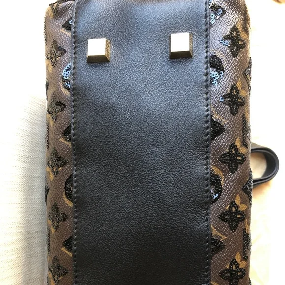 Louis Vuitton Black Sequin Monogram Speedy Eclipse - Picture 9 of 14